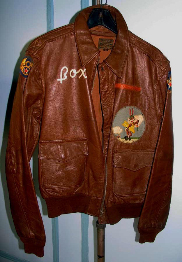 Original 
              Memphis Belle' 324th Bombardment SquadronA-2 Horsehide Leather Flight Jacket