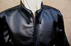 A-2 Black Horsehide Leather Flight Jacket Lost Worlds