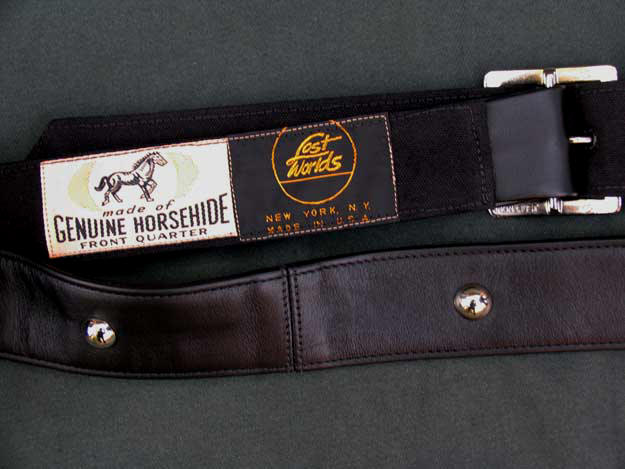 horsehide belt