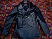 Horsehide Leather Pea Coat Lost Worlds