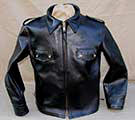 Vintage 1960s Police Horsehide Motorcycle Jacket