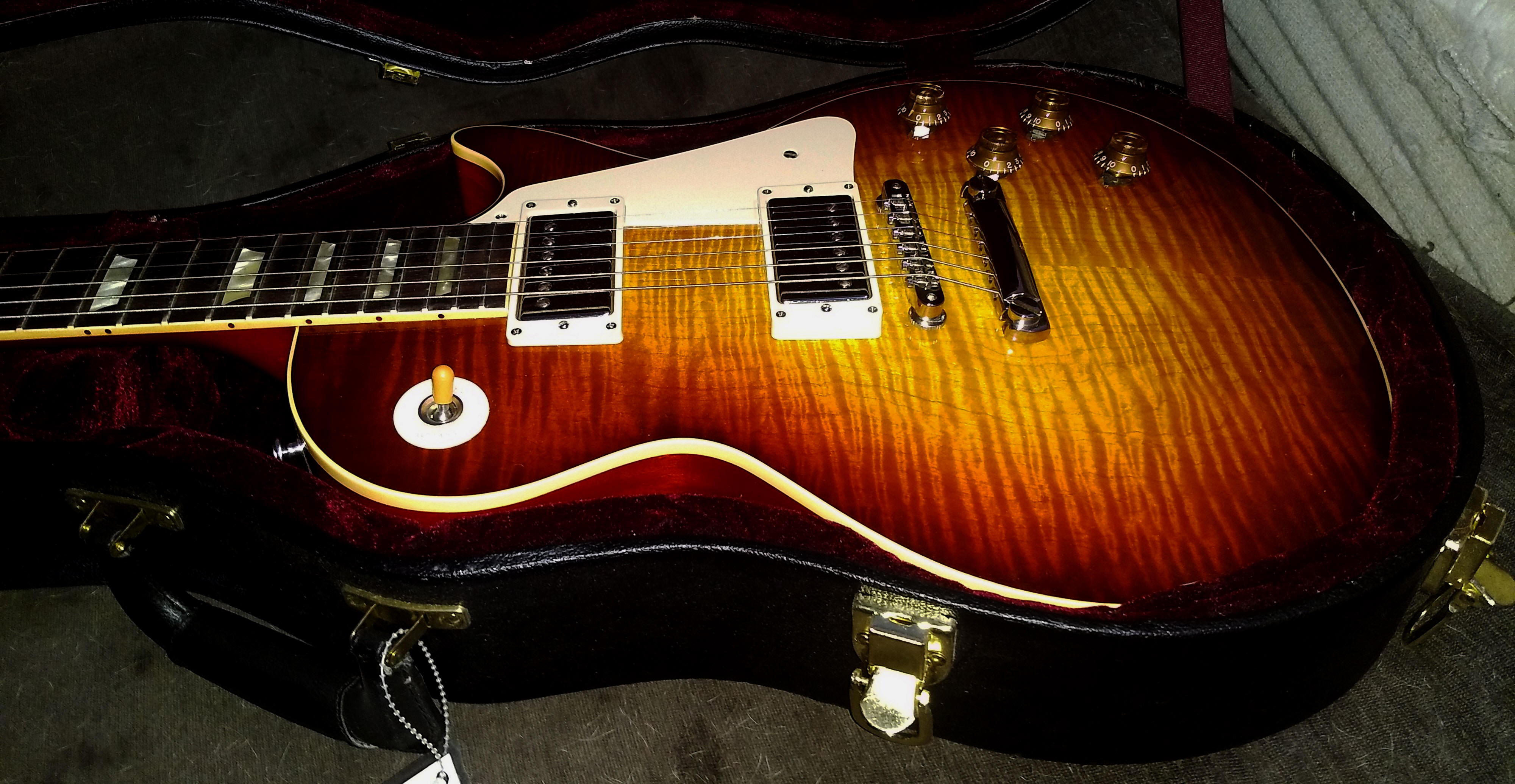 2010 Les Paul Scotch Burst Flame Top