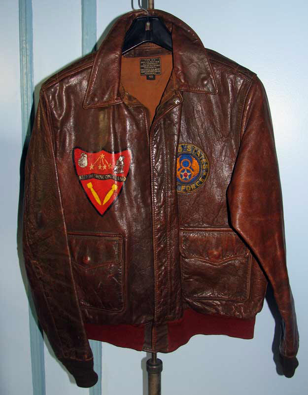 Silver Queen Original A-2 Flight Jacket 384thBombardment Group Details