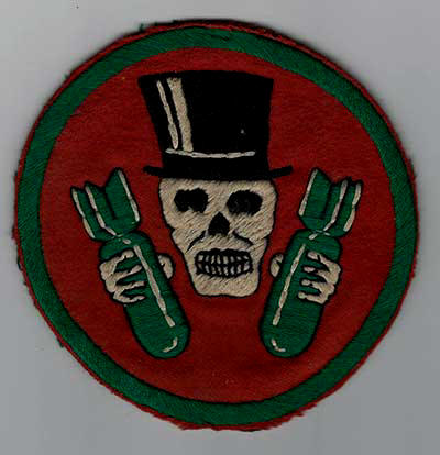 Orig. AAF WWII 399th Bombardment Squadron Patch