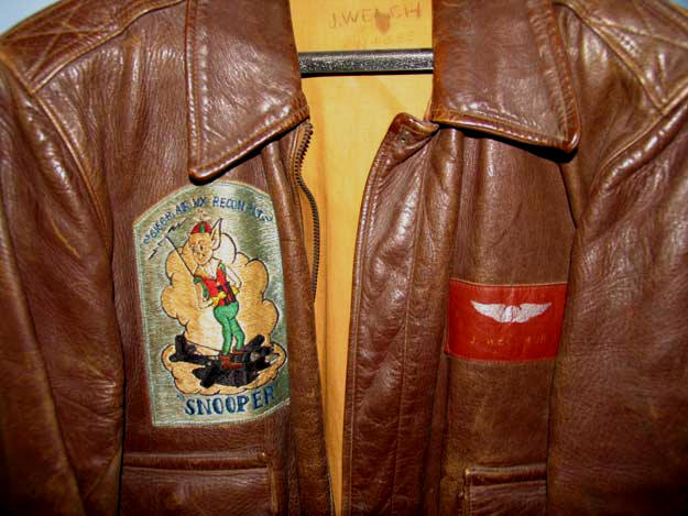 Korean War A-2 Flight Jacket 6166 Weather Reconnaissance Wing B-26 Invader