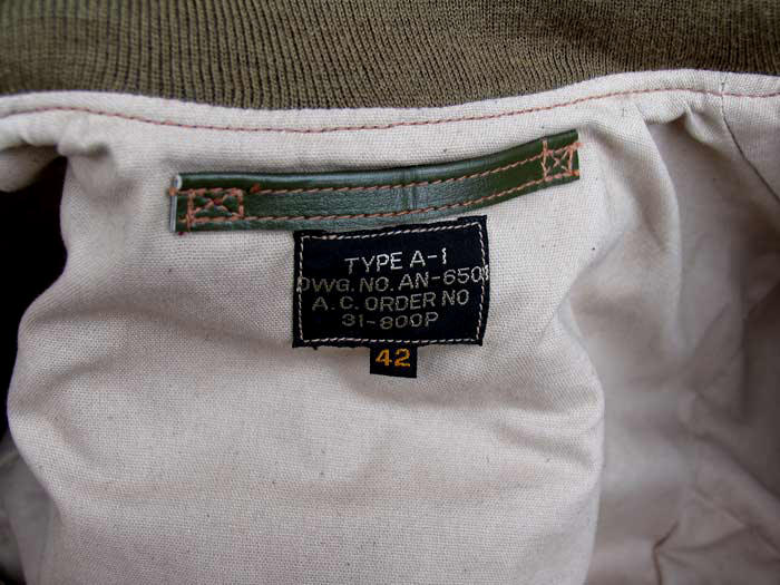 A-1 Horsehide Leather Flight Jacket, 1931, Lost Worlds