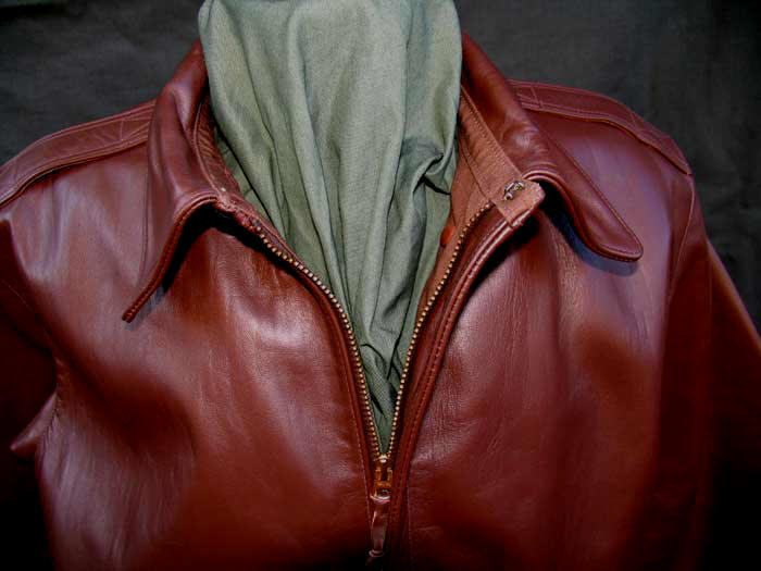 J.A. Dubow Mfg. Co. A-2 Horsehide Leather Flight Jacket