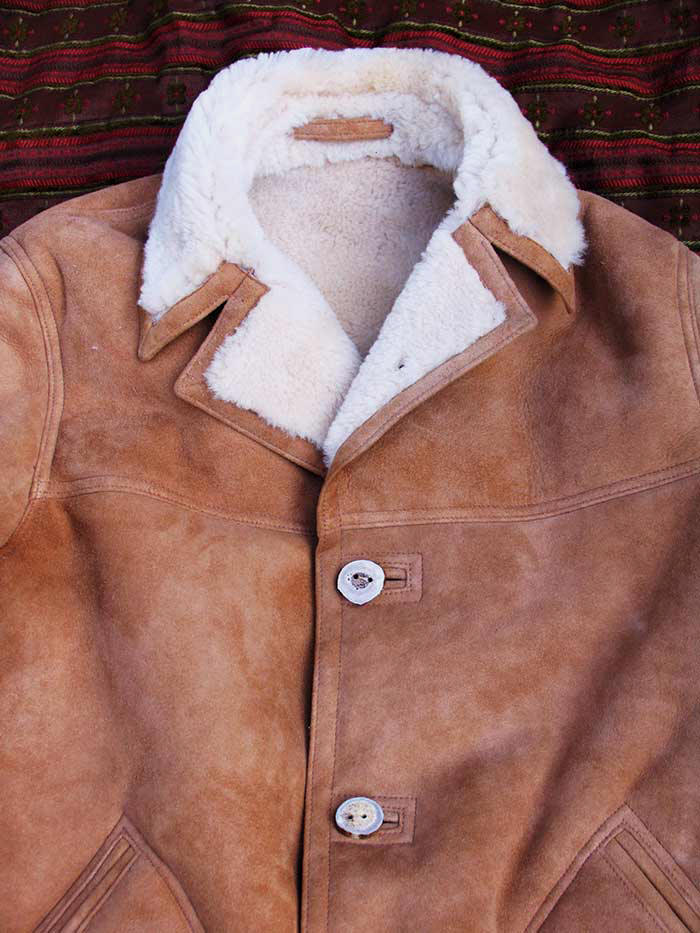 American Sheepskin Car Coat Sawyer