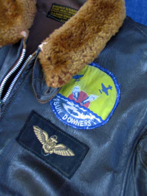 VF-172 BLUE BOLTS KOREAN WAR G-1 Flight Jacket