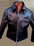 Horsehide Leather Highway Patrol Motorcycle Jacket