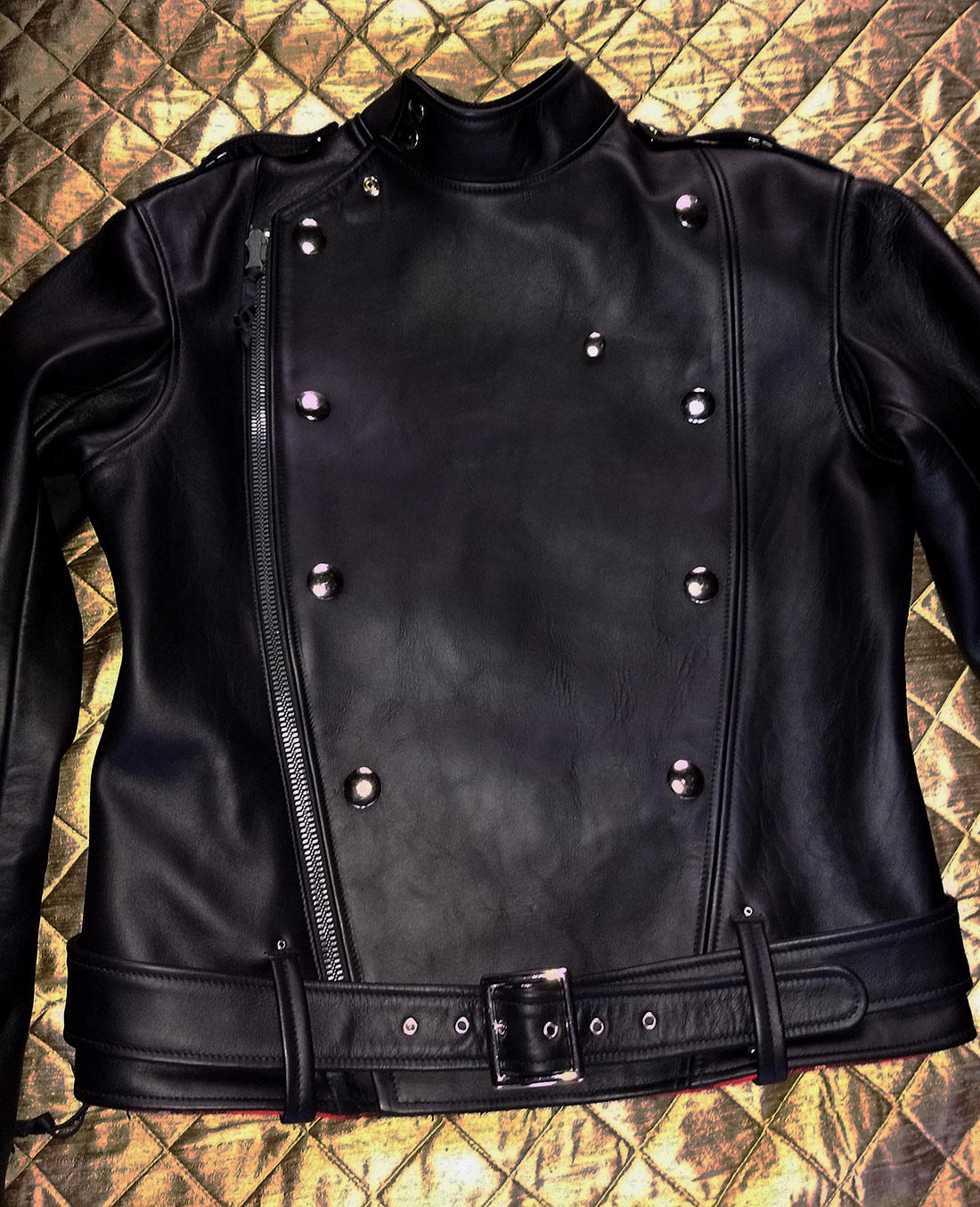 Custom 1940s Vintage Beck Leathertogs 'B' Horsehide Motorcycle Jacket Everitt MA.