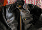 Vintage 1930s RYDER Horsehide Leather Work Jacket
