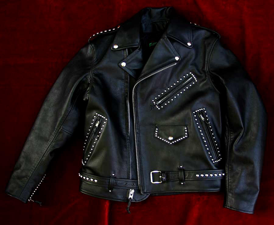 LOST WORLDS 1950S HORSEHIDE MOTORCYCLE JACKET