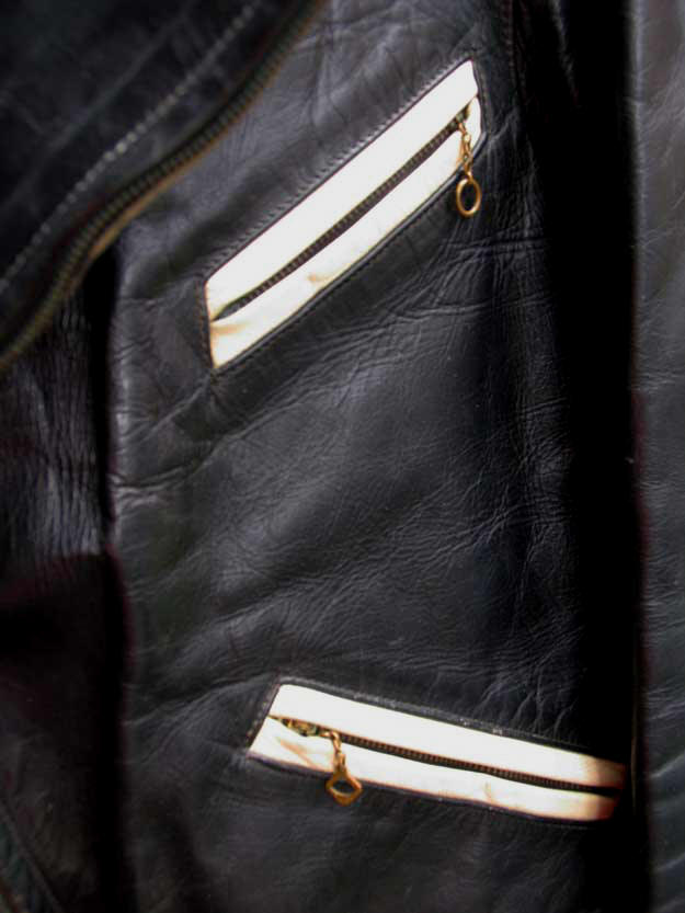 Original 1950s Trojan Two-Tone Horsehide Motorcycle Jacket
