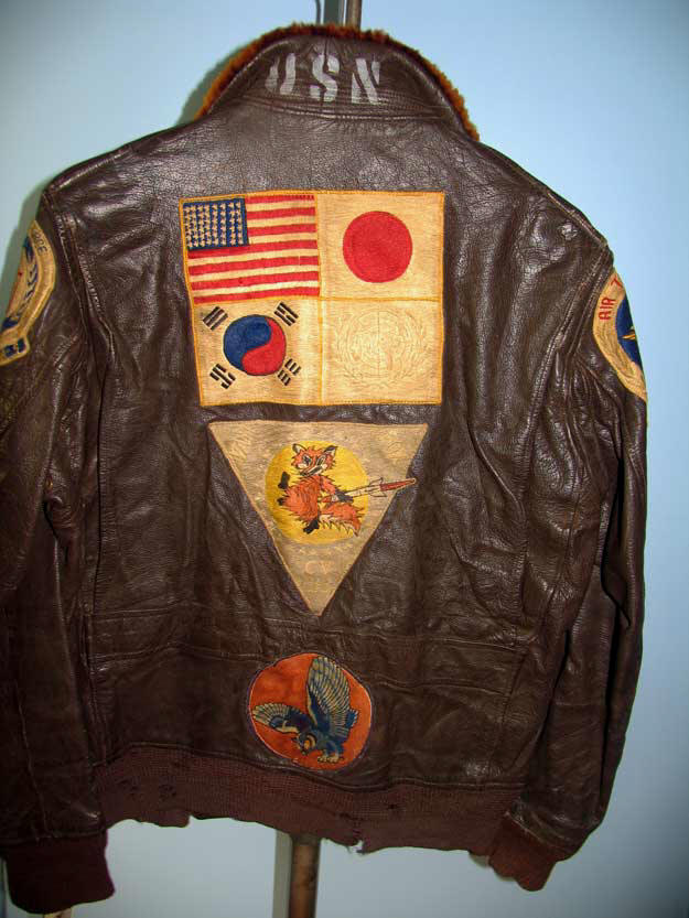 Original G-1 Flight Jacket Korean War VC-35 CVA-9 Air Task Group Two