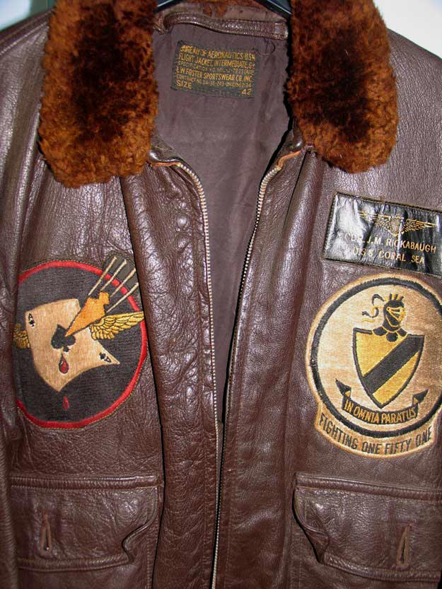 Original G-1 Flight Jacket Korean War VF-151 CVA-21 Air Task Group One