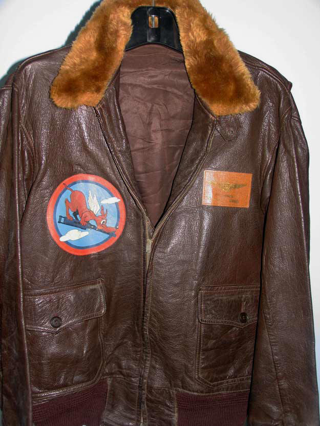 Original G-1 Flight Jacket Fighter Squadron 74 WWII