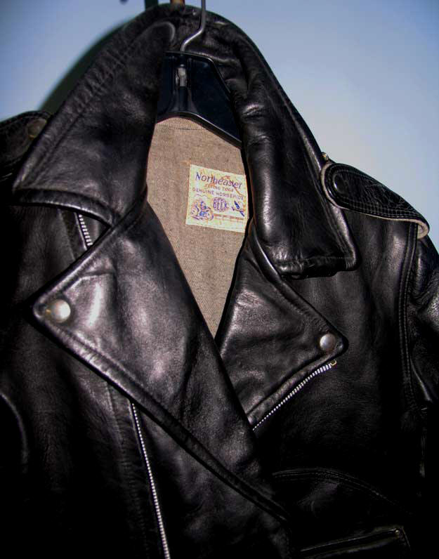 Horsehide 1950s Northeaster Flying Togs Motorcycle Jacket